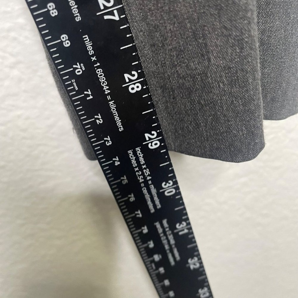 Michael Kors Mens Dress Pants 32x30 Charcoal Gray Heather Stretch Flat Front - Picture 5 of 15